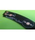 LED радиатор светодиод алюминий 3 диодов 145x25мм (11230)
