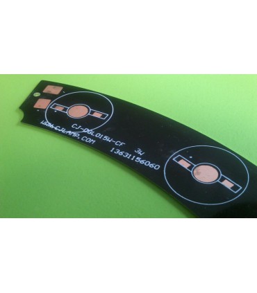 LED радиатор светодиод алюминий 3 диодов 145x25мм (11230)