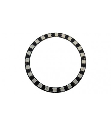 Светодиодный модуль RGB WS2812 5050 круг 24 диоды (17666)