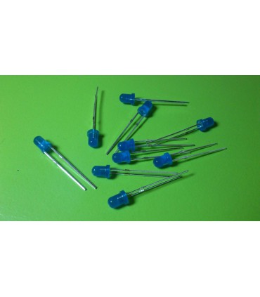 Светлодиоды SMD F5 синий цвет 10шт (11743)