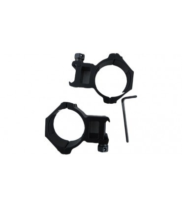 Кронштейн держатель для фонарика прицела алюминий 35мм пара (18906)