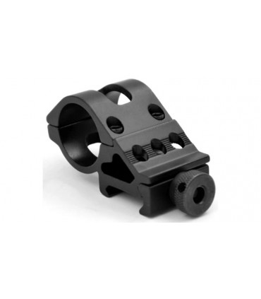 Зажим для фонаря из алюминия кронштейн под прицел T2008 25мм (18908)