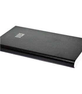 Powerbank slim павербанк тонкий Mi черный цвет 5V 1A 4000mAh (17146)