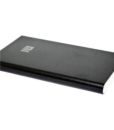 Powerbank slim павербанк тонкий Mi черный цвет 5V 1A 4000mAh (17146)