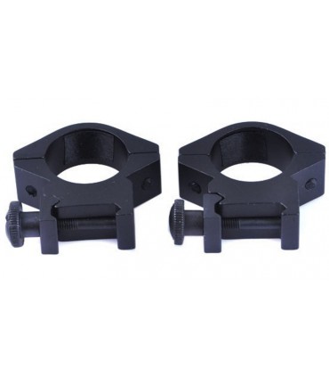 Алюминиевый зажим для фонаря и прицела 25мм пара (18911)