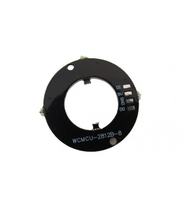 Светодиодный модуль RGB WS2812 5050 круг 8 диодов (17664)
