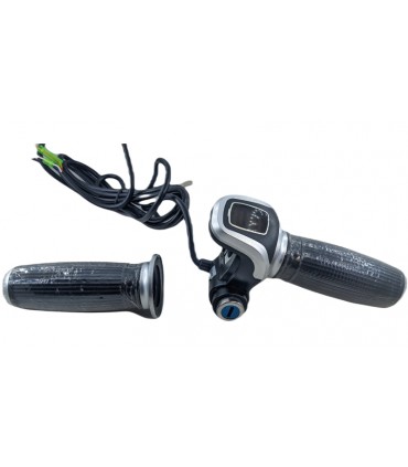 Комплект ручка газа с индикатором заряда и замком зажигания 48V (15194)