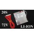 Плата защиты аккумулятора BMS Li-Ion 20S 72V 50A (15793)