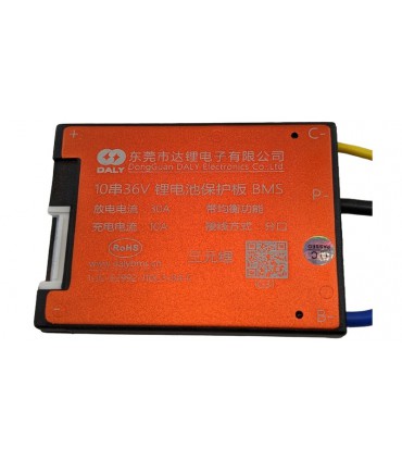 Плата защиты заряда разряда BMS Daly Li-Ion 36V 30A 10S 80*60*12mm (17164)