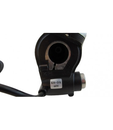 Ручка газа для велосипеда пара 60V с индикатором заряда и замком (18630)