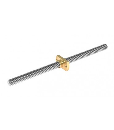 Гайка на четырехзаходный винт T8 шаг 3мм (16824)