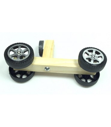 STEM-конструктор механическая движущейся тележка, приводимая в движение силой притяжения или отталкиванием магнитов (16467)