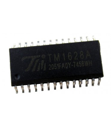 Микросхема LED дисплея и клавиатуры TM1628 SOP-28 CHP123 (18380)