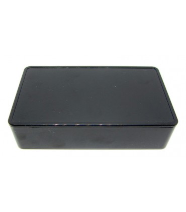 Пластиковая коробка приборный корпус 100*60*25мм черный (16273)