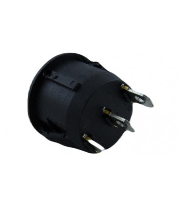 Переключатель круглый KCD1-105 20мм три позиции без подсветки (18733)