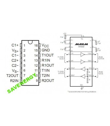Микросхема MAX3232 (10317)
