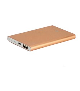Powerbank slim павербанк тонкий Mi черный цвет 5V 1A 4000mAh (17146)