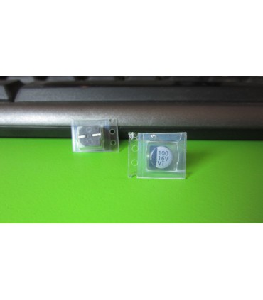 Электролитический конденсатор 16V 100uF 6.3*5.4mm (12775)