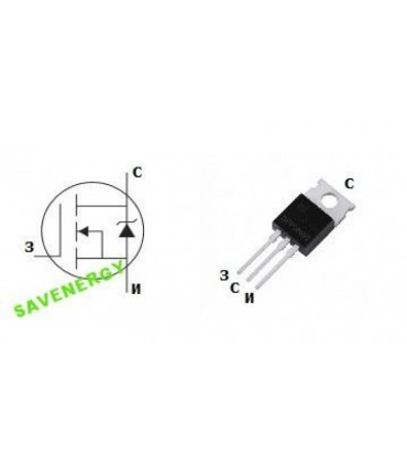 Транзистор полевой IRF530N MOSFET (10241)