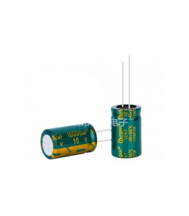 Высокочастотный электролитический конденсатор 10000uF 10V 16*25мм аналог 6.3V (17619)