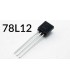Линейный стабилизатор 78L12 12V 100mA TO-92 (15171)