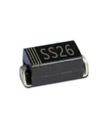 Диод Шоттки SR260 SS26 SK26 60V 2A SMA корпус 10шт (18479)