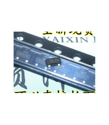 Чип регулятор напряжения XC6206 662K 3.3V 0.5A SOT-23 10шт (12610)