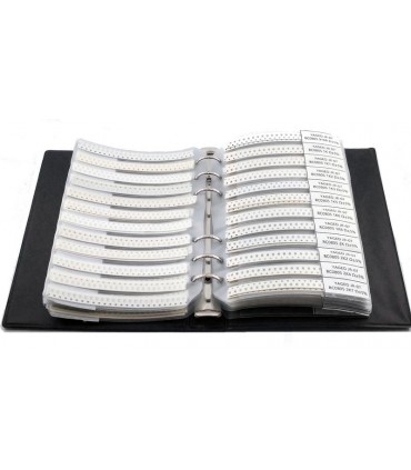 Набор резисторов SMD 0805 5% 170 видов по 50 штук в книжке (12945)