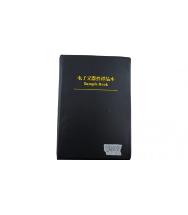 Набор SMD резисторов в книжке размер 0402 170 номиналов по 50 штук (19017)