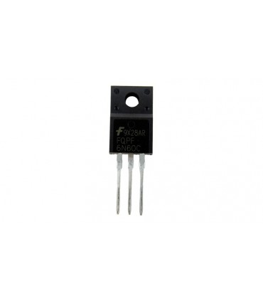 Транзистор FQPF6N60C 6N60 MOSFET 600V 5.5A N-Ch TO-220F (18273)