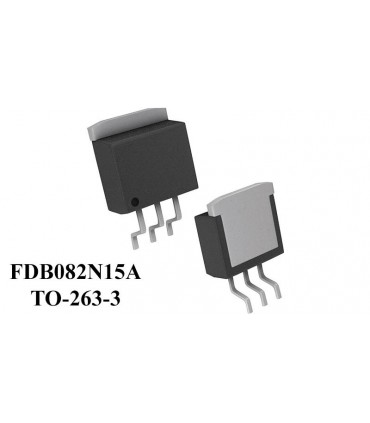 Транзистор D2PAK TO-263-3 FDB082N15A MOSFET N-CH 150V 117A (16031)