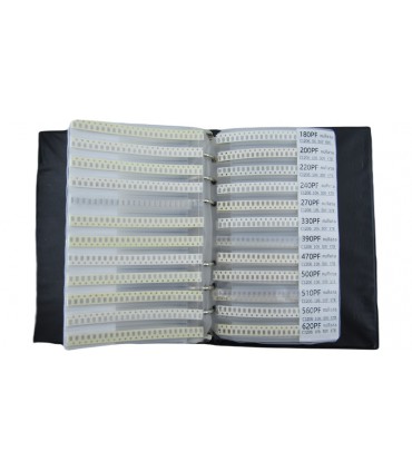 Набор SMD конденсаторов в книжке размер 1206 80 номиналов по 25 штук (19014)