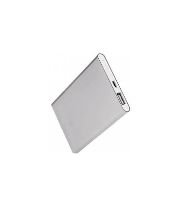 Powerbank slim павербанк тонкий Mi серый 5V 1A 4000mAh (15695)