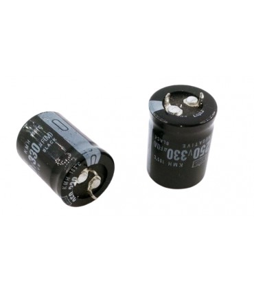 Электролитический конденсатор 250V 330uF 22*35мм (14266)