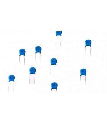 Высоковольтный керамический конденсатор 103M 10nF 0.01uF 2kV 10шт (16195)