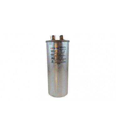 Пусковой конденсатор CBB65A 450VAC 80uF 126*50мм (18086)