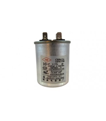 Пусковой конденсатор CBB65A 450VAC 10uF 55*45мм (18085)
