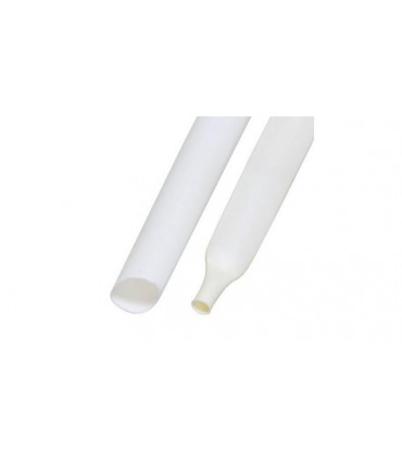 Термоусадочная трубка термоусадка 12.0/6.0мм белая (16988)