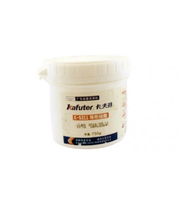 Термопаста для радиатора светодиодов Kafuter K-5211h 750г (15800)