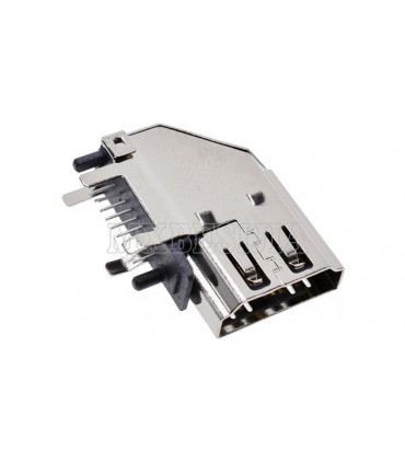 Разъем HDMI мама под пайку (17446)