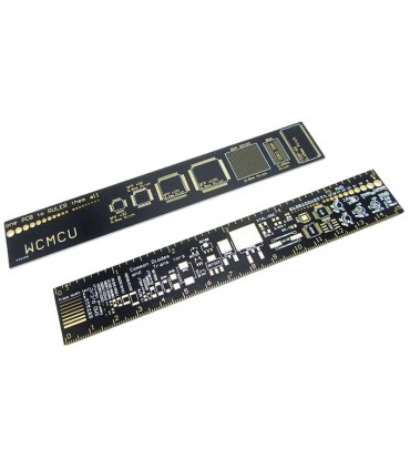 Линейка для электронщика в виде печатной платы 15см PCB Ruler (15590)