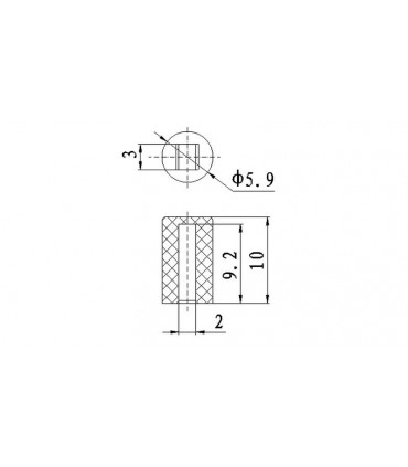Колпачек насадка на тактовую кнопку A04 (14913)