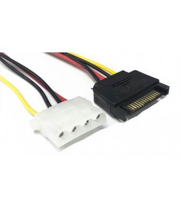 Кабель переходник SATA 15pin to IDE 10см (18218)