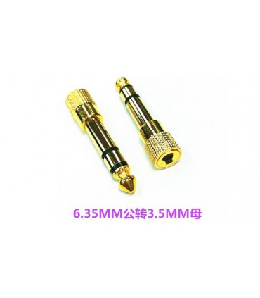 Переходник аудио jack 3.5мм на 6.35мм (18219)