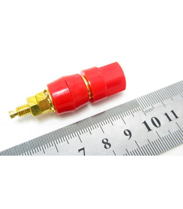 Пара клемм на приборный блок резьба 4.5мм красная и черная (16088)