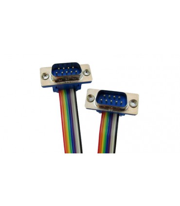 Кабель удлинитель DB9 RS232 COM-порт папа-папа 25см (17437)