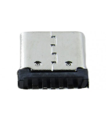 Разъем с заглушкой Type C 6pin 6.8мм для быстрой зарядки (18741)