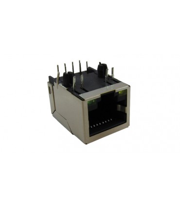 Разъем гнездо RJ45 8P8C RJ45 с подсветкой (18154)