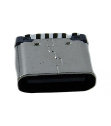 Разъем Type C с заглушкой 6pin 6.8мм для быстрой зарядки (18742)