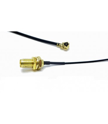 Пигтейл переходник с кабелем для антенны IPX на SMA 15см (16328)